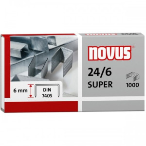 Novus 24/6 SUPER 1000 6mm DIN 7405